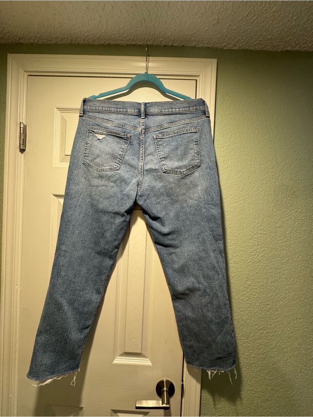 GAP Light Blue Girlfriend Mid Rise Jeans